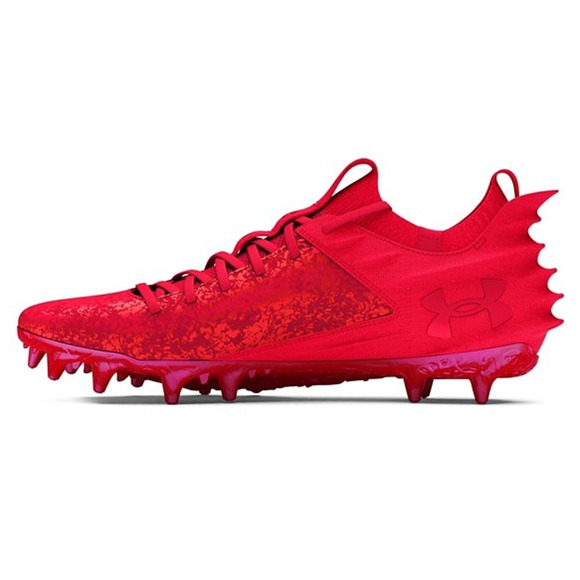 Under Armour Men Blur 2 MC Suede Molded Football Cleats US 12 Red Athletic NIB - Picture 1 of 12